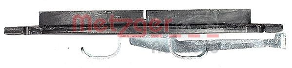 METZGER 1170281 Bremsbelagsatz, Scheibenbremse